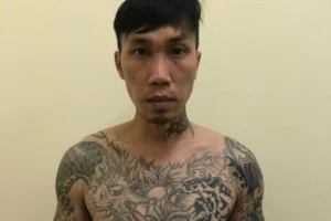 Đối tượng Nam "rồng" sau khi bị bắt